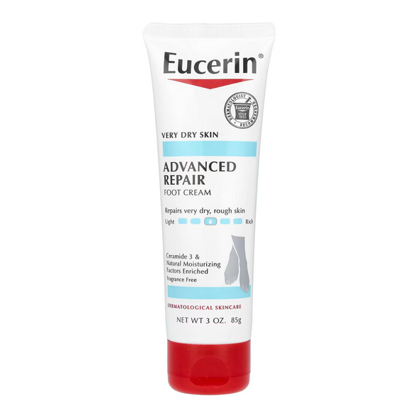 كريم EUCERIN Advanced Repair للقدمين للبشرة الجافة جدًا | عناية مركزة للأقدام الخشنة والمتشققة