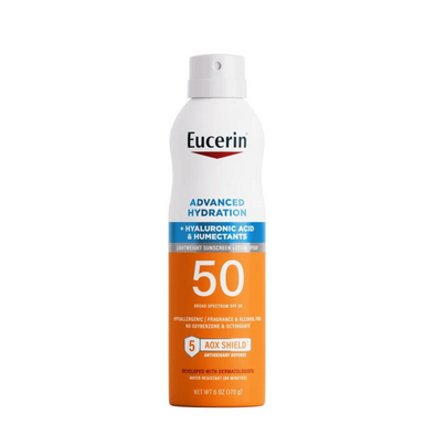 لوشن الترطيب المتقدم من EUCERIN مع حمض الهيالورونيك ومرطبات SPF 30 | ترطيب عميق لترطيب دائم للبشرة