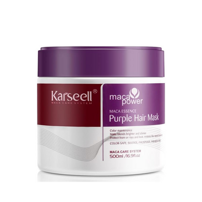 KARSEELL Maca Essence Purple Hair Mask for Blonde Hair | Deep Conditioning & Tone Correction