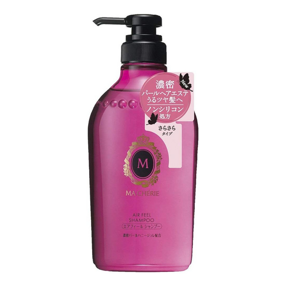 MACHERIE Air Feel & Moisture Shampoo – Luxurious Care for Silky, Frizz-Free Hair