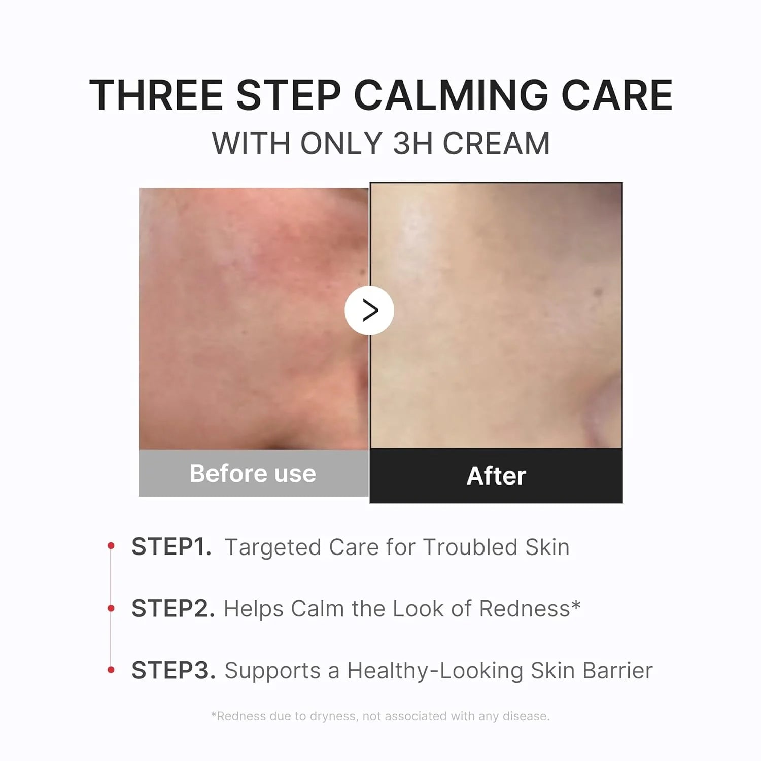 Medicube 3H Relief Cream, a Korean barrier repair cream with a smooth, hydrating texture in a white jar.
