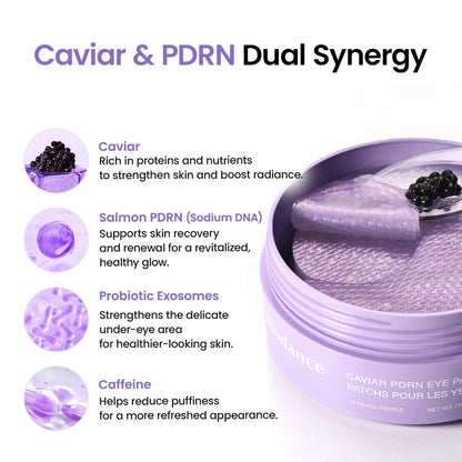 Biodance Caviar PDRN hydrogel eye mask for fine lines 