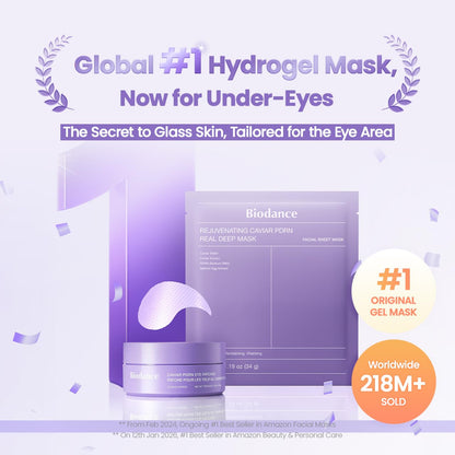 Biodance Korean hydrogel eye patches for dark circles glam secret