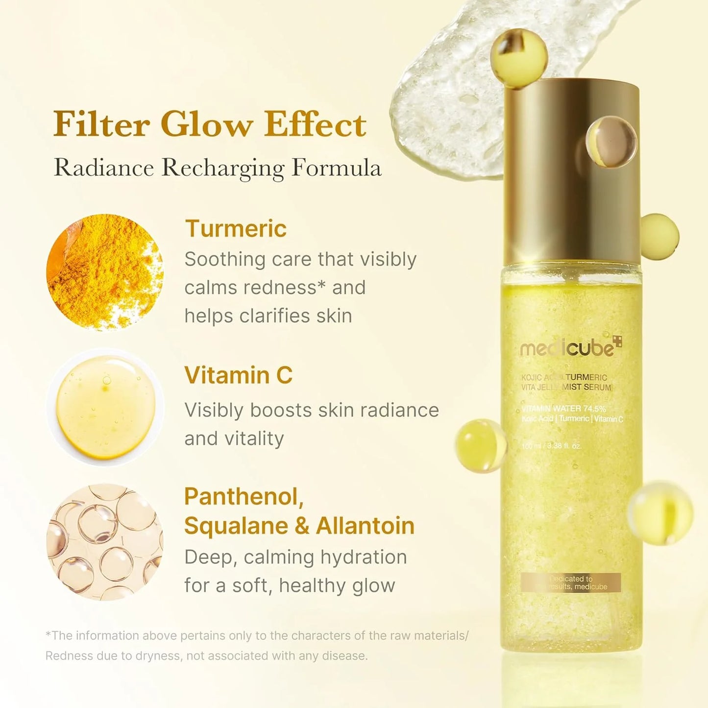Brightening Korean face mist serum 