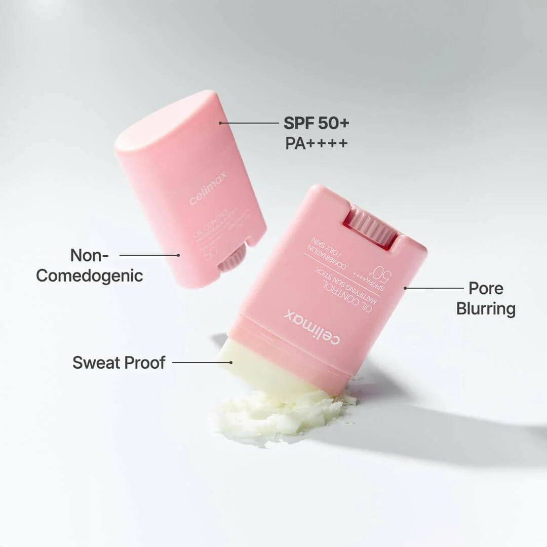 CELIMAX sunscreen stick for reapplication over makeup
