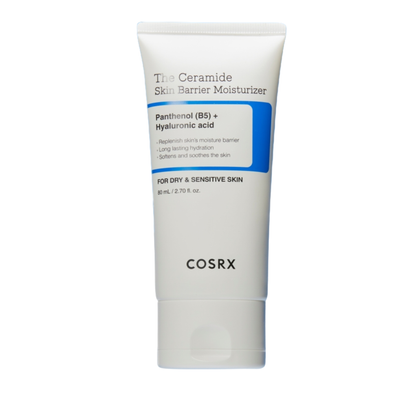 COSRX The Ceramide Skin Barrier Moisturizer in 80ml, a Korean moisturizer with hydrating ceramides for healthy, nourished skin.