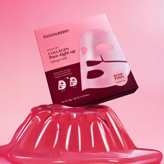 EQQUALBERRY Bouncy Day Collagen Pore-Tight Up 4pcs - Glam Secret
