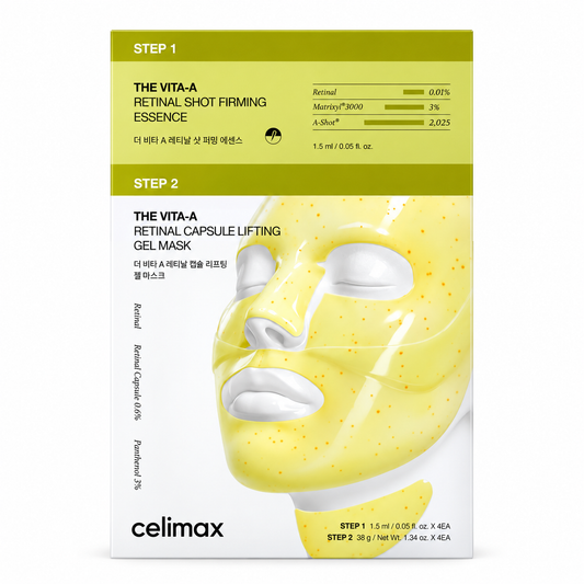 Celimax The Vita-A Retinal Shot Tightening 2-Step Gel Mask Set 4EA