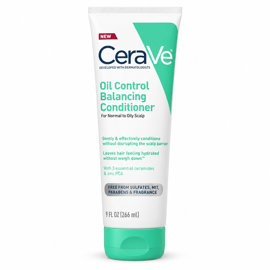 CeraVe Oil Control Balancing Conditioner 266ml for Normal to Oily Scalp