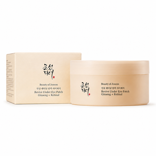 Beauty of Joseon Revive Under Eye Patch Ginseng and Retinal 60 patches with box at Glam Secret UAE