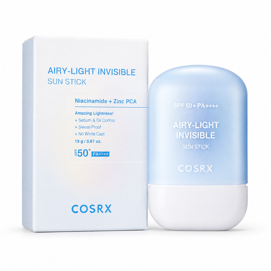 COSRX Airy-Light Invisible Sun Stick SPF50+ PA++++ 19g with box Glam secret