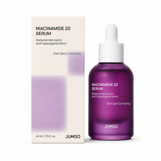 Jumiso Niacinamide 20 Serum 40ml with product box on white background