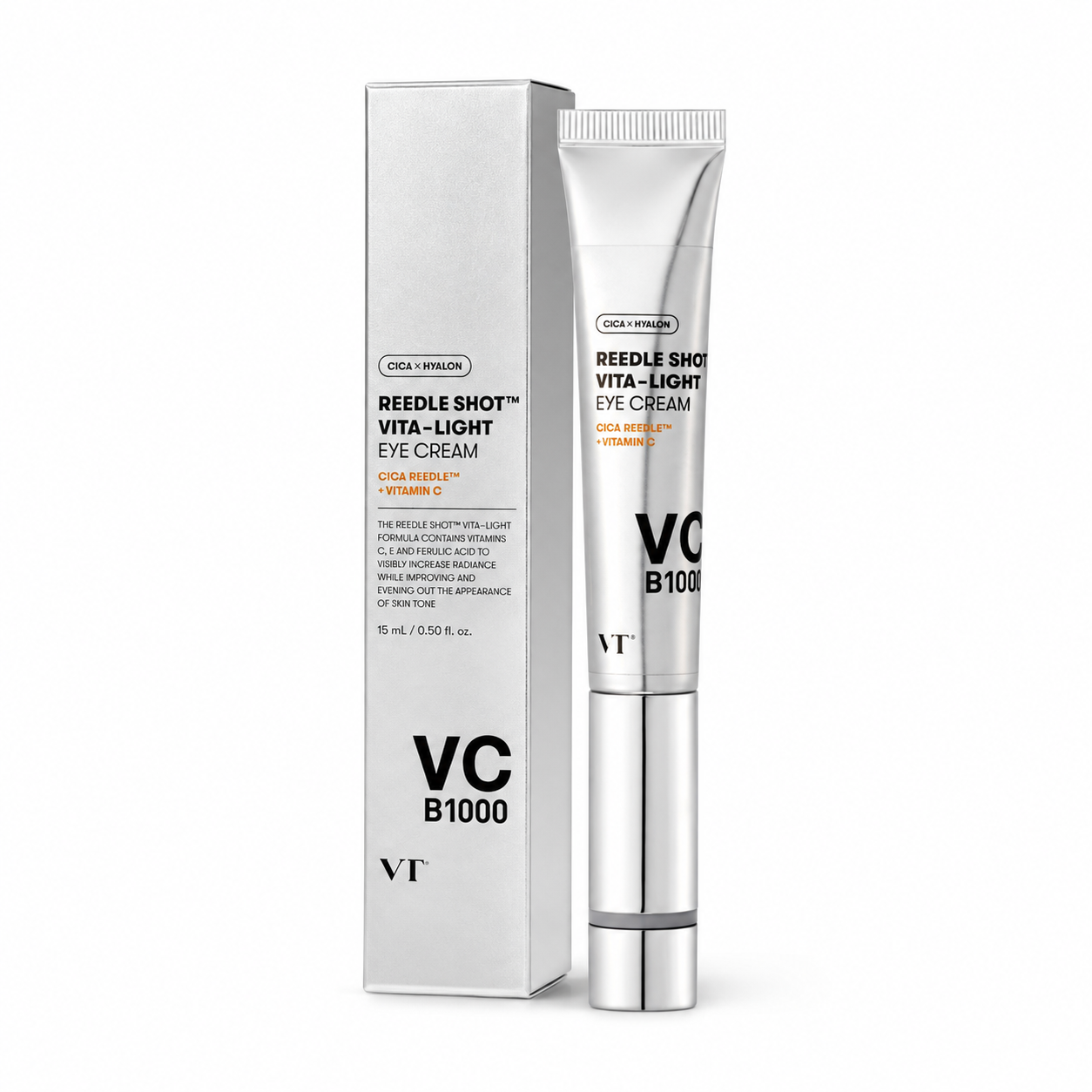 VT Reedle Shot Vita-Light Eye Cream 15ml with Box – Glam Secret