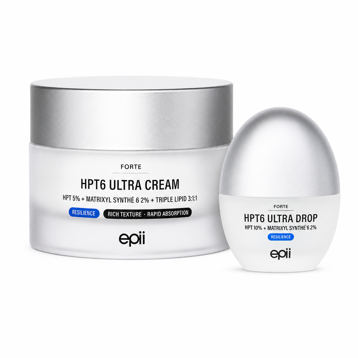 EPII HPT6 Intensive Anti-Aging Duo serum and cream set - Glam Secret