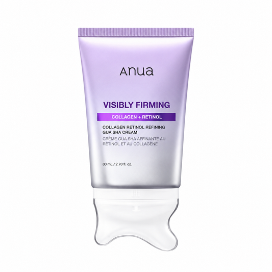 Anua Collagen Retinol Refining Gua Sha Cream 80ml with built-in applicator