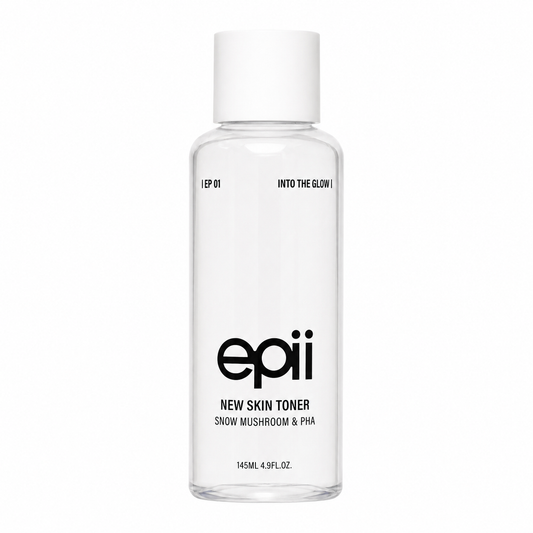 epii New Skin Toner Snow Mushroom and PHA 145ml bottle at glam secret