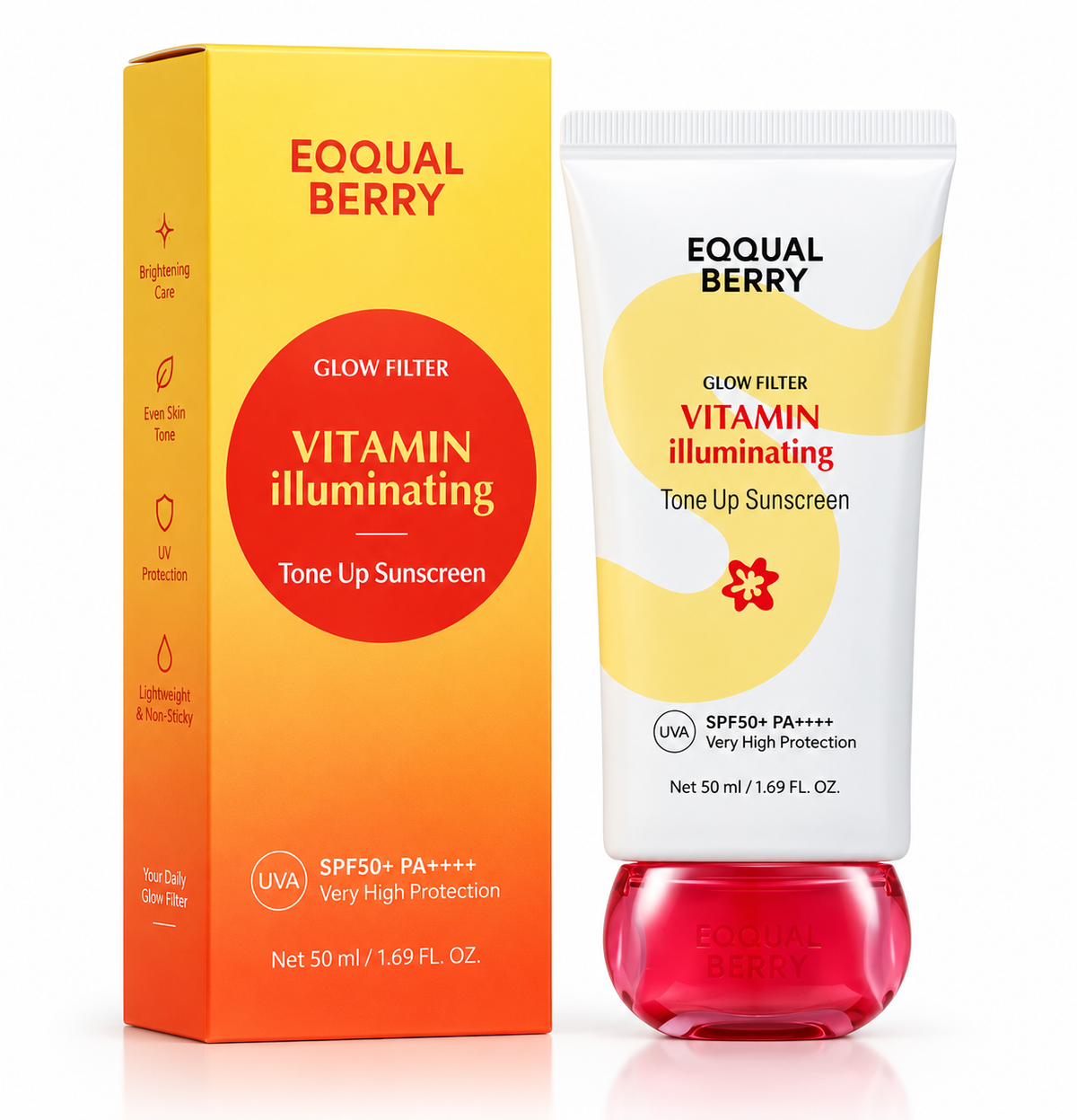 EQQUALBERRY Vitamin Tone Up Sunscreen SPF50+ 50ml
