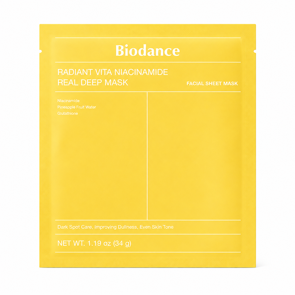 Biodance Real Deep Hydrogel Mask 1 Sheet – Collagen / Niacinamide