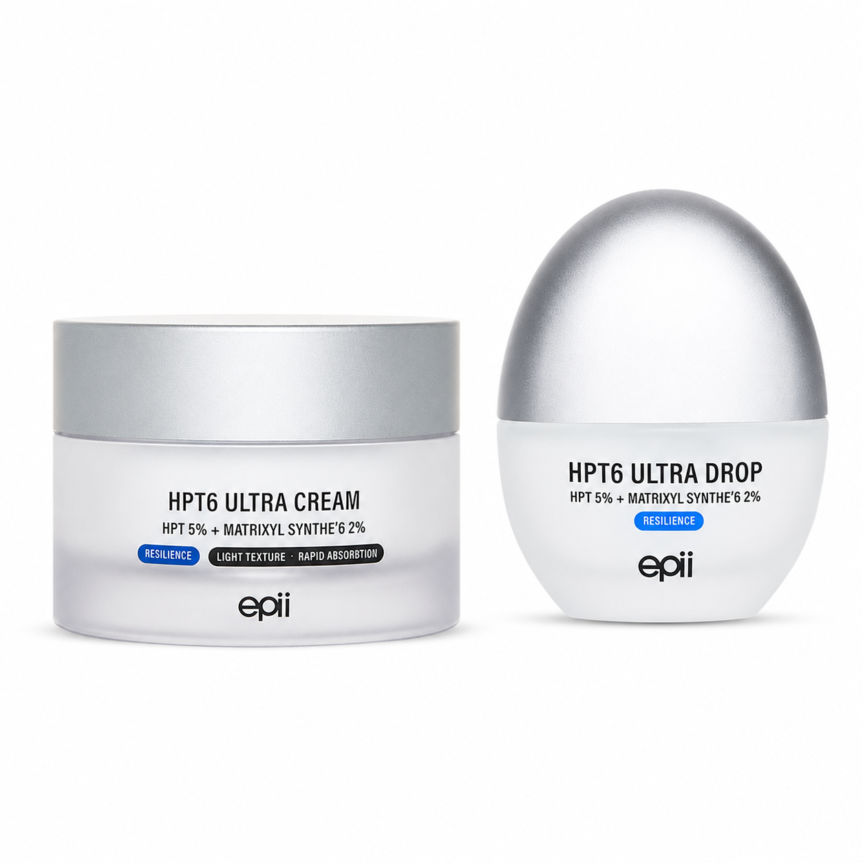 EPII HPT6 anti-aging skincare duo for elasticity and hydration
