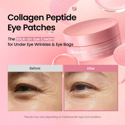 Collagen peptide under eye patches for puffy eyes collagen 