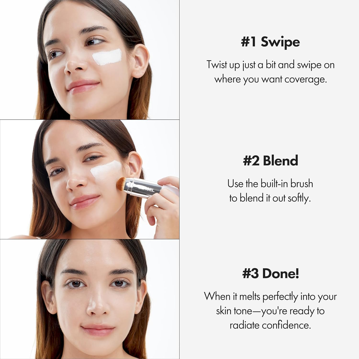 ELROEL Blanc Cover Cream Stick Deep shade 