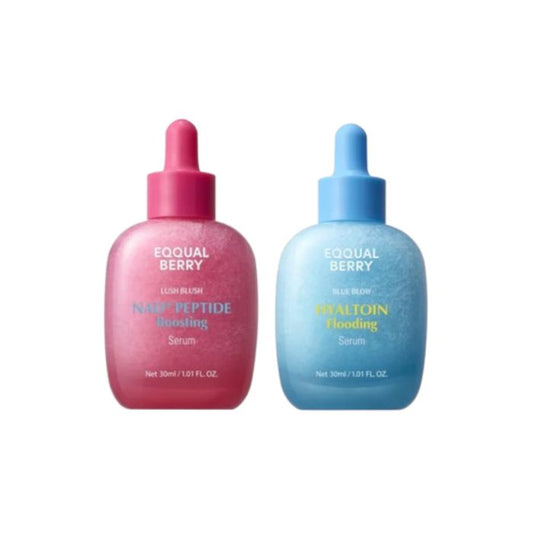 EQQUALBERRY - NAD+ Peptide Boosting Serum 30ml + Hyaltoin Flooding Serum 30ml Set - Glam Secret