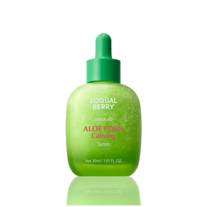 EQQUALBERRY Green Aid Aloe PDRN Calming Serum 30ml - Glam Secret