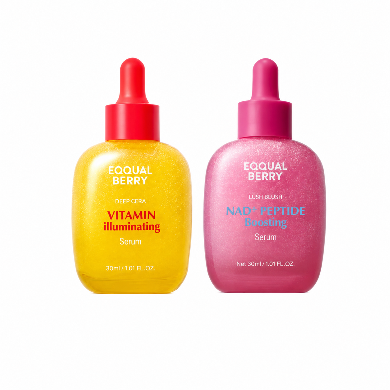 EQQUALBERRY Vitamin Illuminating Serum with NAD Peptide Serum for dark spots glow, firmness, glass skin, dull skin fine lines and hydration- Glam Secret
