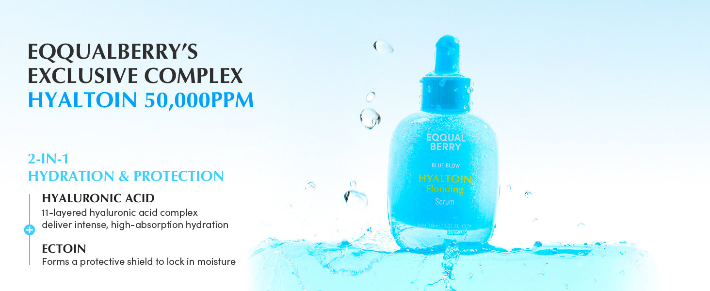 EQQUALBERRY serum for glass skin routine