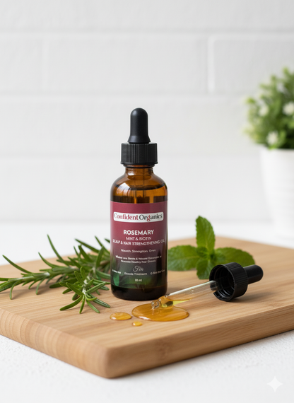 CONFIDENT ORGANICS Jamaican Black Castor Oil with Rosemary Mint - Glam Secret