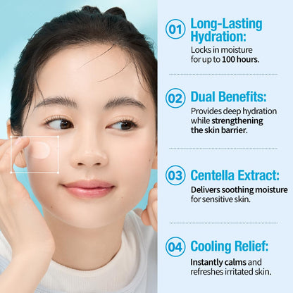 Heartleaf hyaluron cream for hydration and barrier support 
