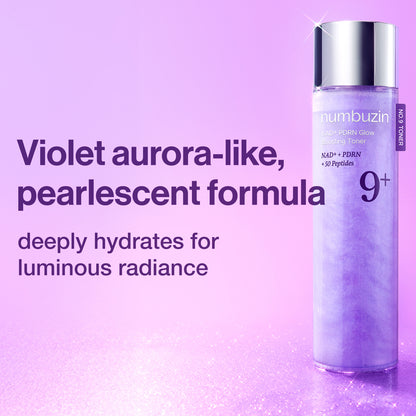 Hydrating Korean toner with PDRN NAD and ceramide pearls 
