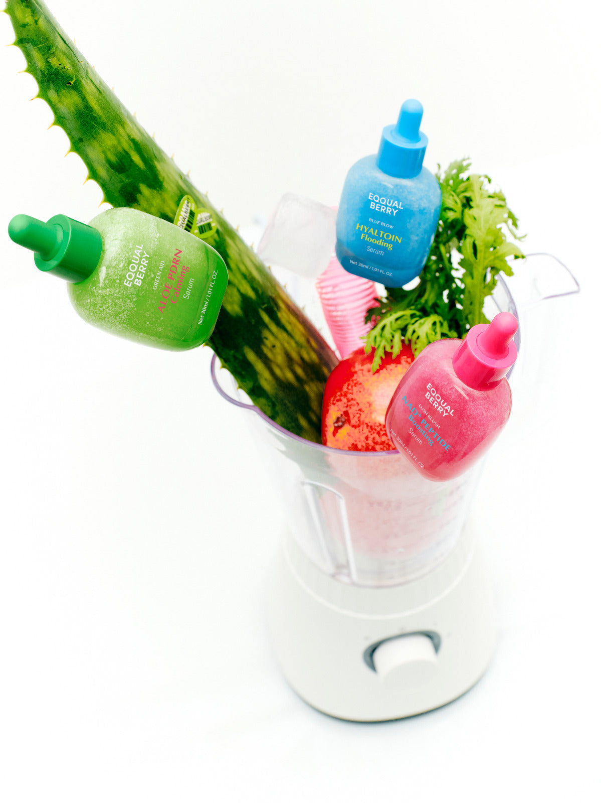 EQQUALBERRY Green Aid Aloe PDRN Calming Serum - Glam Secret