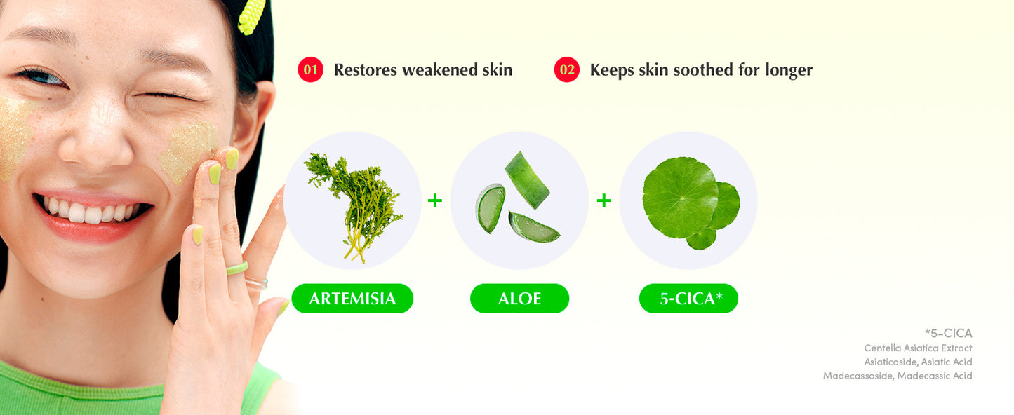 EQQUALBERRY Green Aid Aloe PDRN Calming Serum - Glam Secret