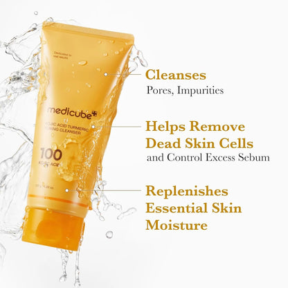 MEDICUBE - Kojic Acid Turmeric Toning Cleanser