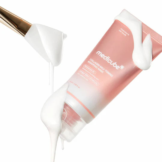Korean collagen mask for pre-makeup glass skin 