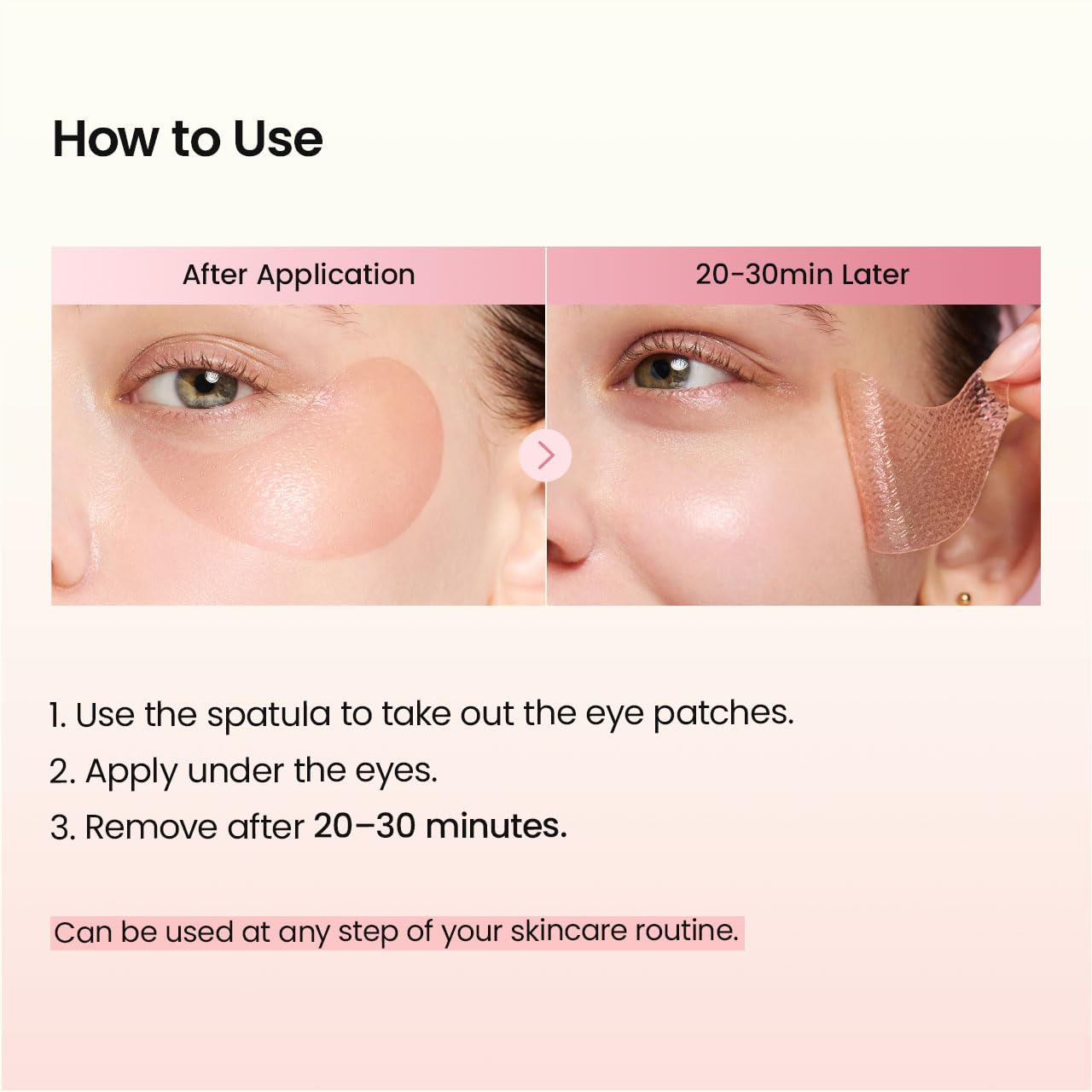 Korean firming eye patches 
