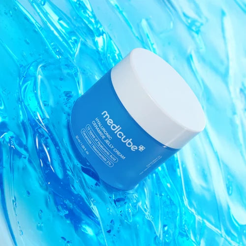 Korean hydrating jelly cream for dry and dehydrated skin 