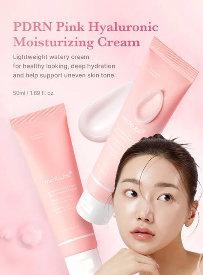 Korean moisturizer with PDRN hyaluronic acid and niacinamide 