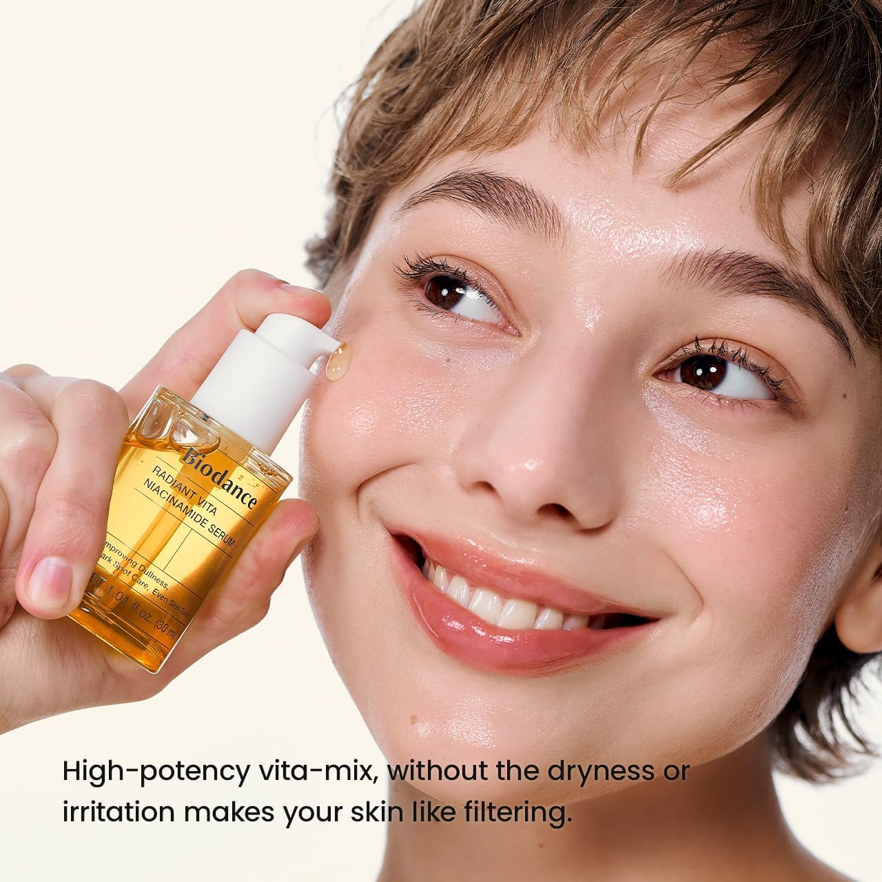 Korean niacinamide serum for dark spots and uneven tone