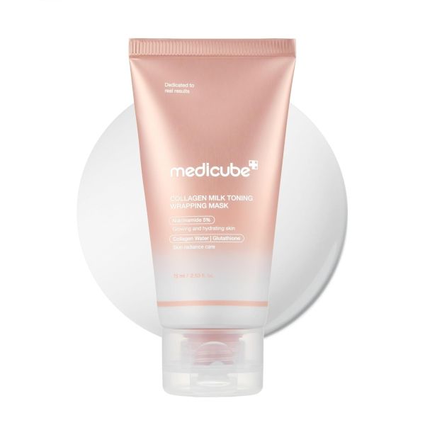 Medicube - Collagen Milk Toning Wrapping Mask 75ml - Glam Secret