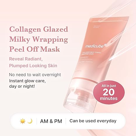 Medicube 20-minute glow mask for smooth radiant skin 