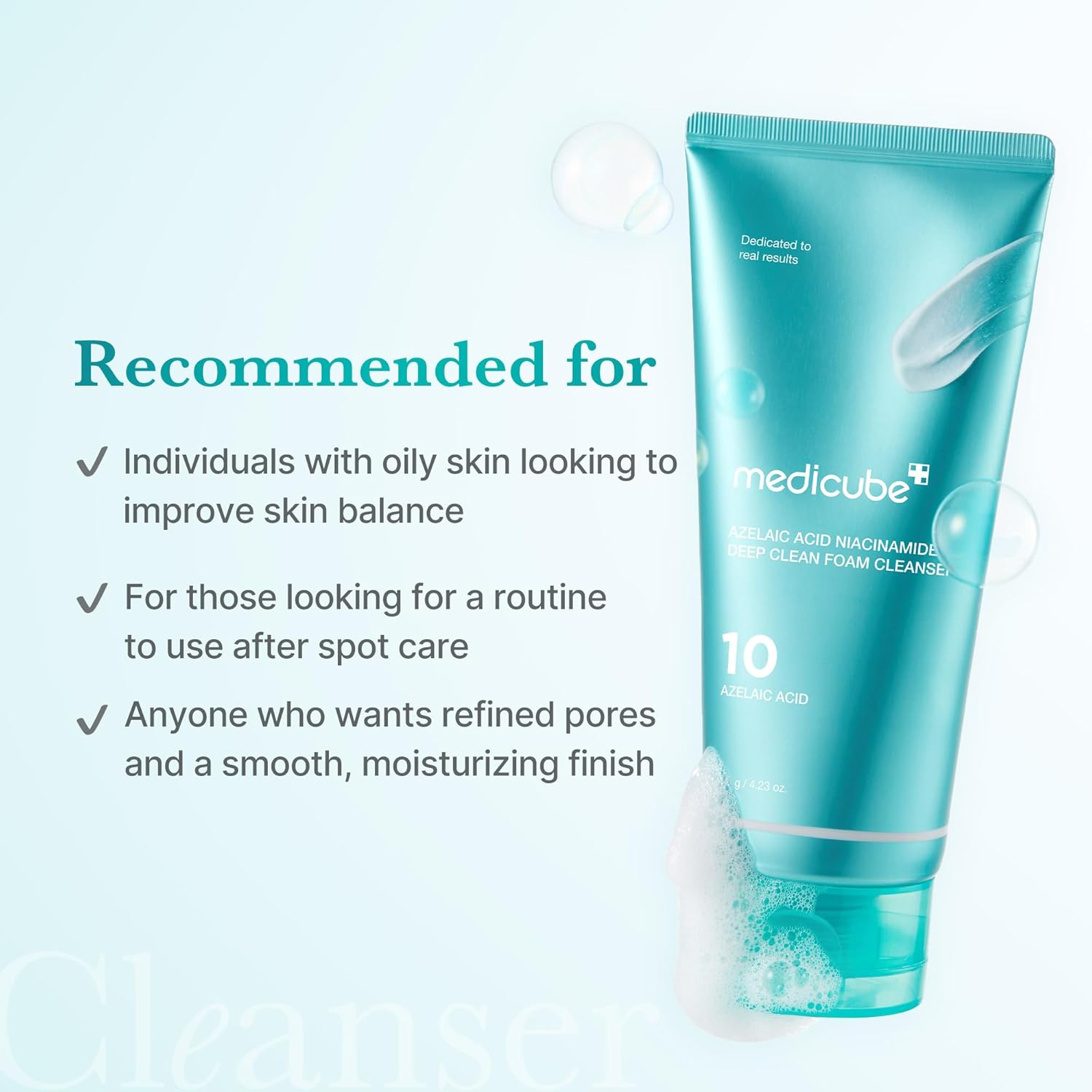 Medicube Deep Clean Foam Cleanser for congested pores 