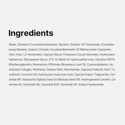 Medicube cleanser with ceramides hyaluronic acid and panthenol