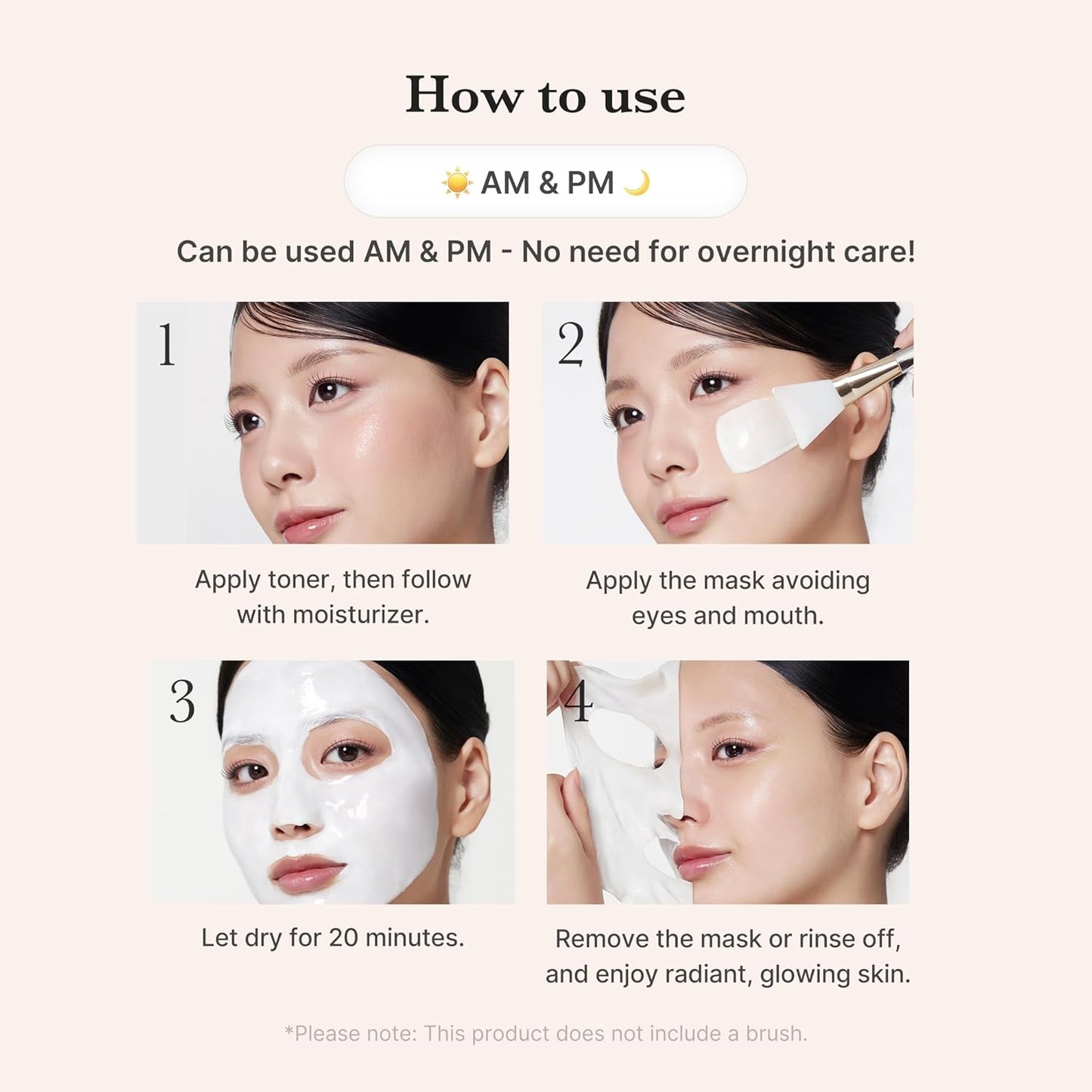 Medicube milk toning mask for hydration and firmness 