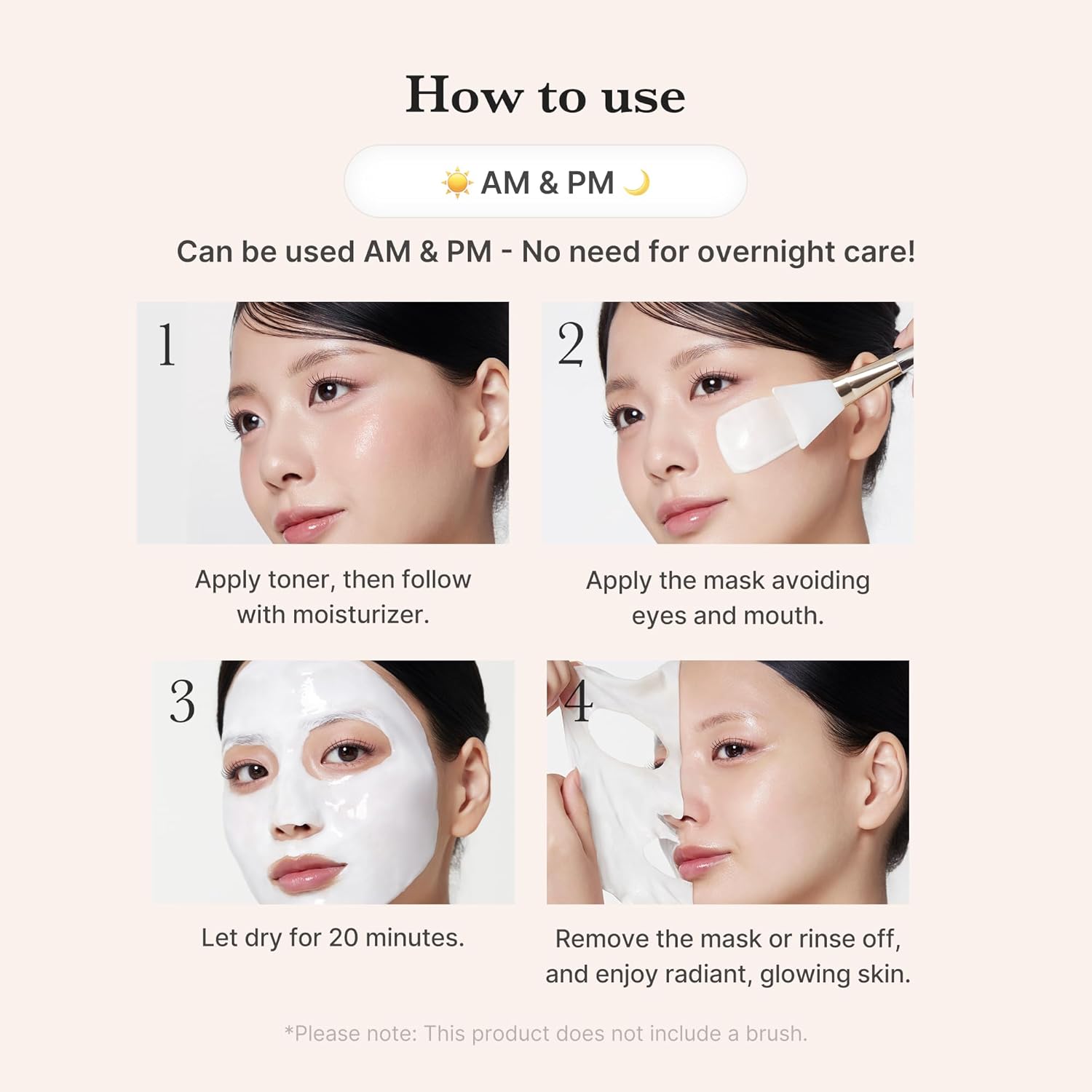 Medicube milk toning mask for hydration and firmness 