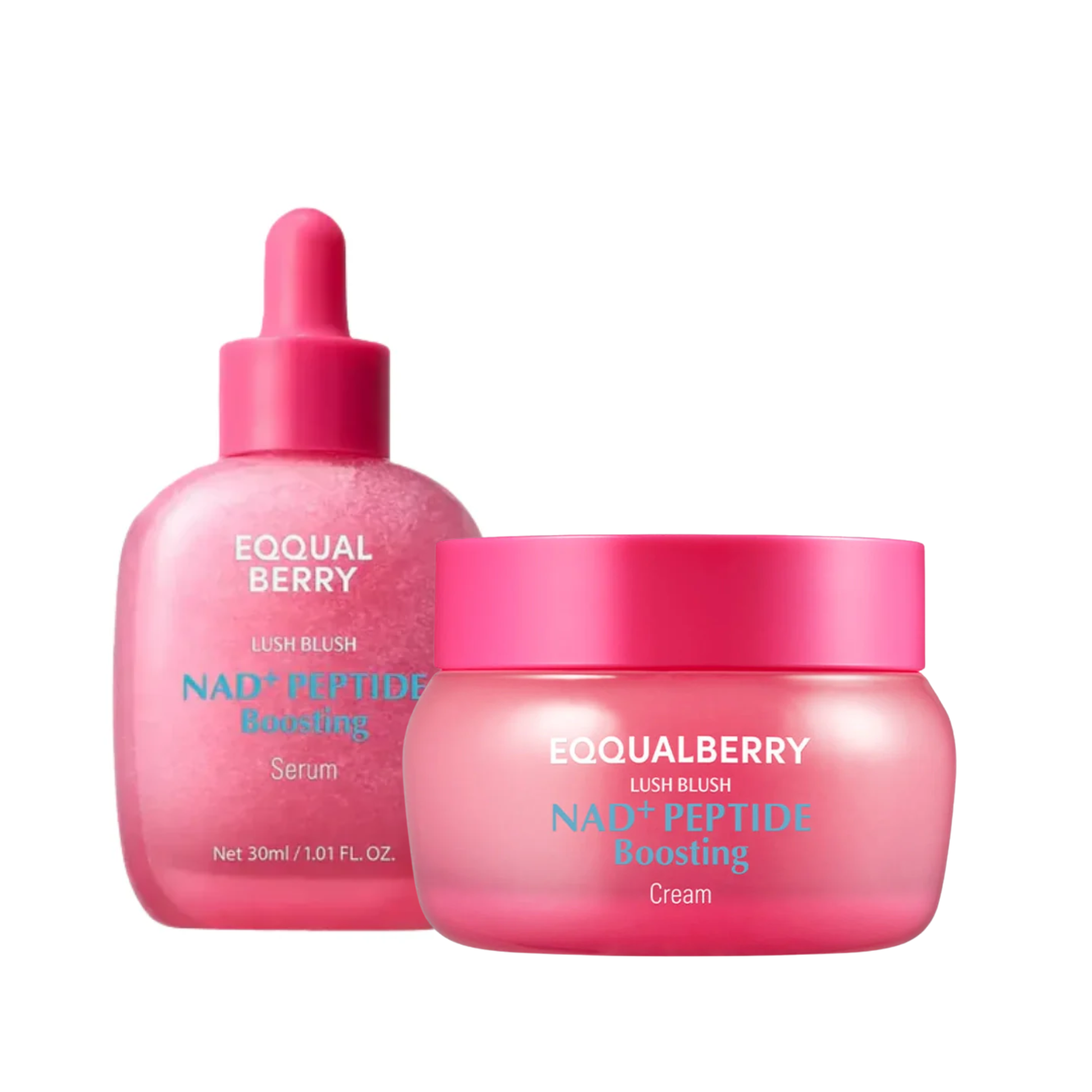 EQQUALBERRY NAD+ + Peptide Boosting Serum & Cream SET - Glam Secret