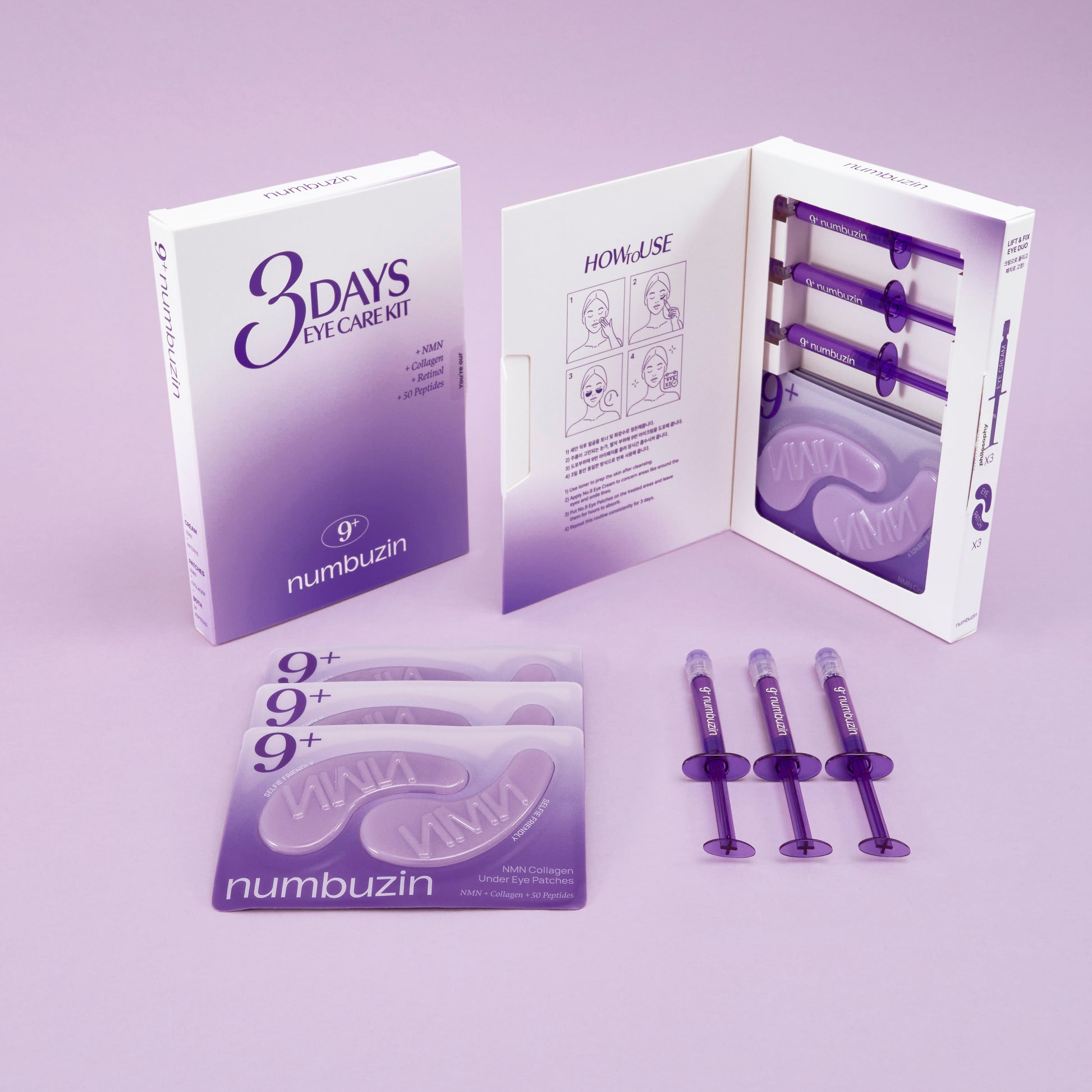 Numbuzin No.9 3Days Eye Care Kit 