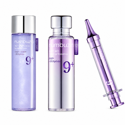 Numbuzin No.9 NAD+ Toner, Essence & Eye Cream Set - Glam Secret