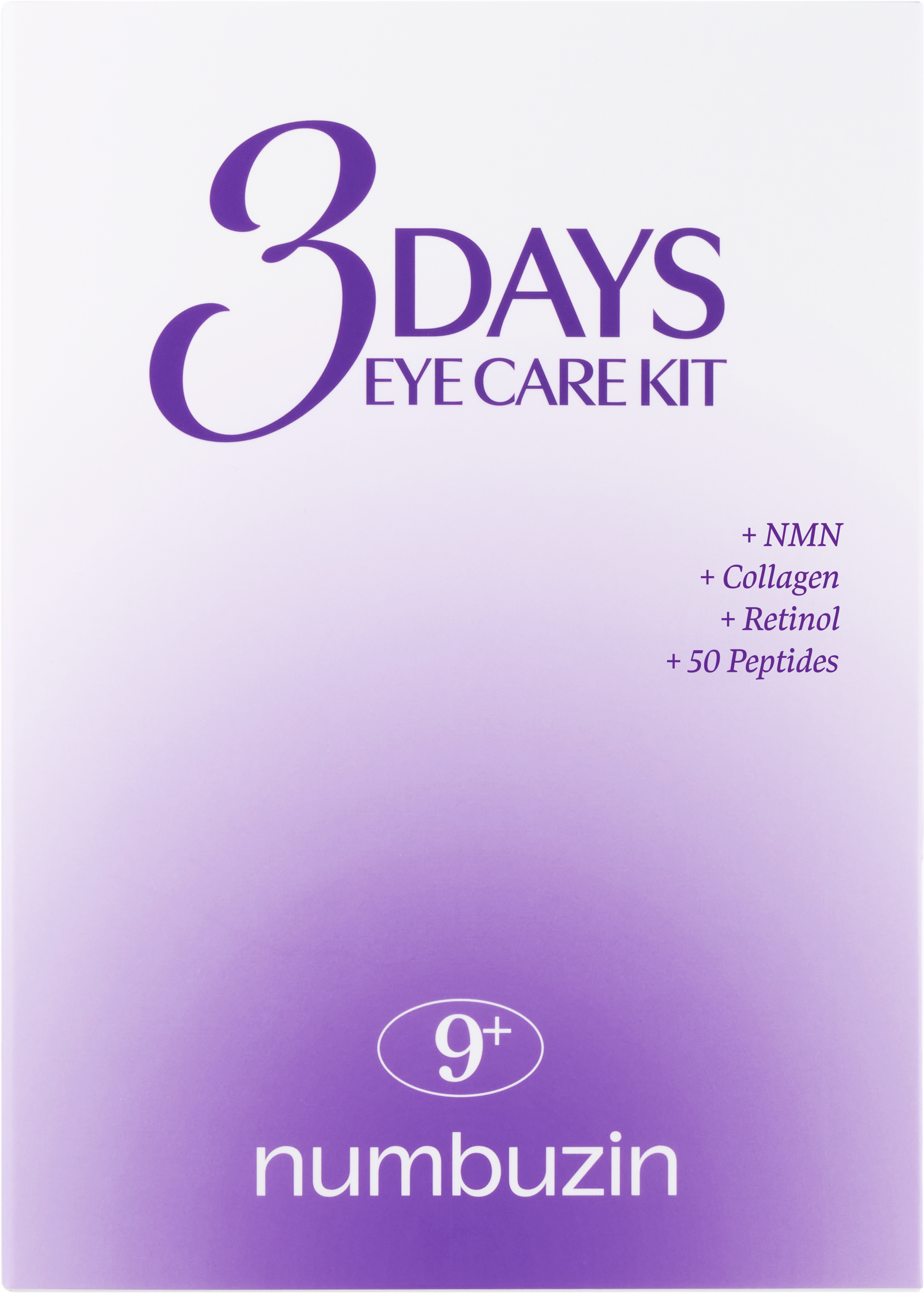Numbuzin No.9 eye patches and retinol eye cream set